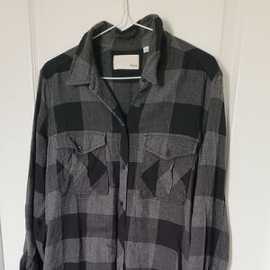 Wilfred Free Aritzia Plaid Dress black size M Veronica Dress